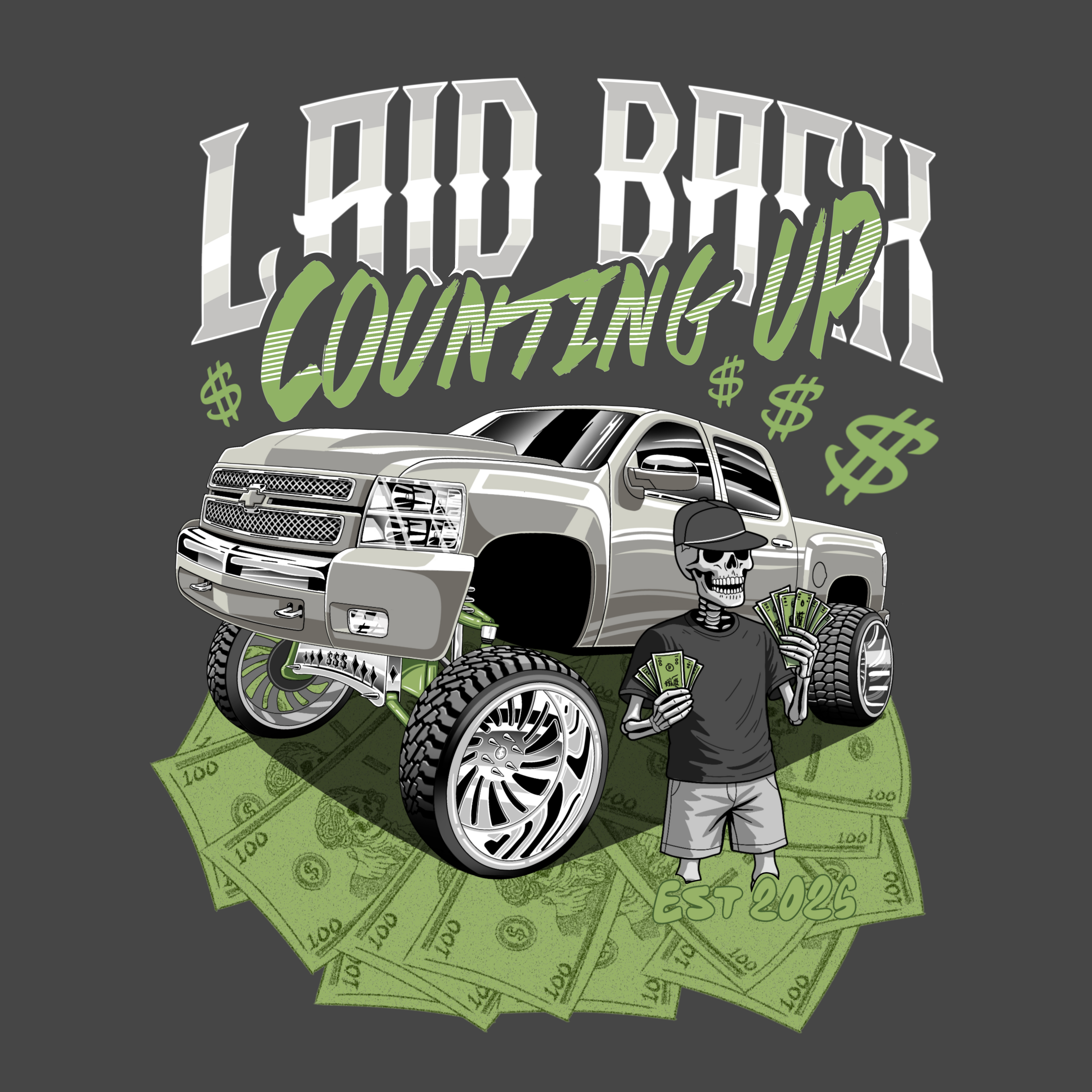 Laid Back Counting Up